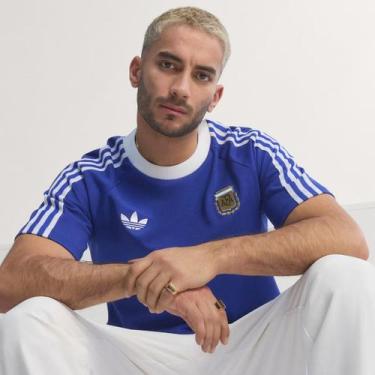 Imagem de Camiseta Adidas Argentina Originals Azul, P