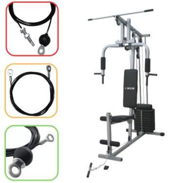 Imagem de Kit 3 Cabos Para Estação Musculação Athletic Advanced 280m