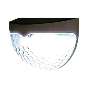 Imagem de Luzes Solares Impermeáveis 6LED Em Formato De Meia-Lua Para Iluminação