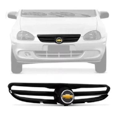 Imagem de Grade Dianteira Corsa Classic 2003 04 2005 2006 2007 08 2009 - Preta +