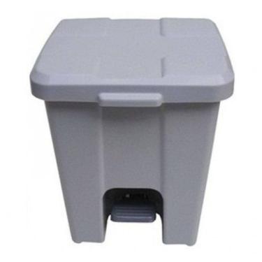 Imagem de Cesto Quadrado com Pedal 25l em Polipropileno Abertura com Pedal