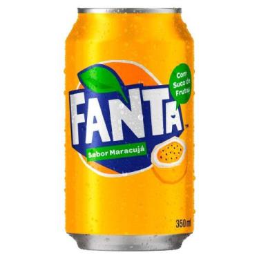 Imagem de Refrigerante Fanta Maracujá Lata 350ml - Coca-Cola