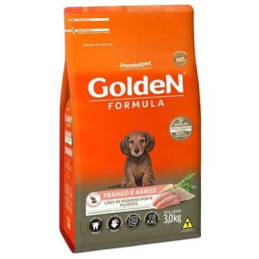 Imagem de Ração Golden Formula Cães Pequeno Porte Filhotes Frango e Arroz 3kg - 