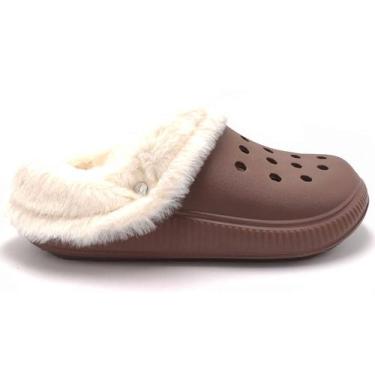 Imagem de Babuche Feminino Vira Pantufa Moleca 5832.109, Chocolate branco off, 3