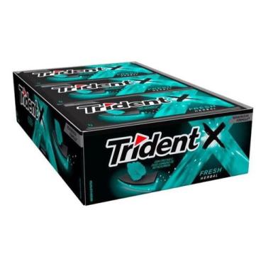 Imagem de Chiclete Trident X Senses Herbal C/ 21unid 168g