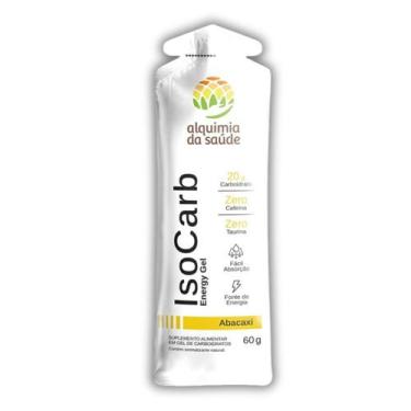 Imagem de IsoCarb Energy Gel Alquimia da Saúde Abacaxi 15 Unidades 60g -, Abacax