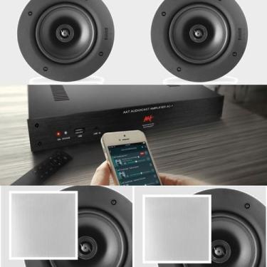 Imagem de Amplificador AAT AUDIOCAST AC-1 G2 + 4 Caixas NQ6 WI-FI + BT