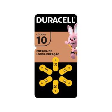 Imagem de 6 Baterias Auditivas 10 Duracell