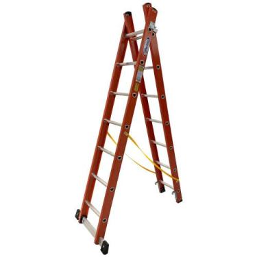Imagem de Escada Multiuso Fibra 8X14 degraus 2,50M x 4,40M TEAF8X14 W BERTOLO - 