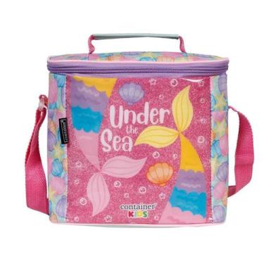 Imagem de Lancheira Infantil Feminina Container Kids Rosa - 13073 - Dermiwil