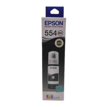 Imagem de Refil de tinta epson t554120 preto pigmentado p/l8180