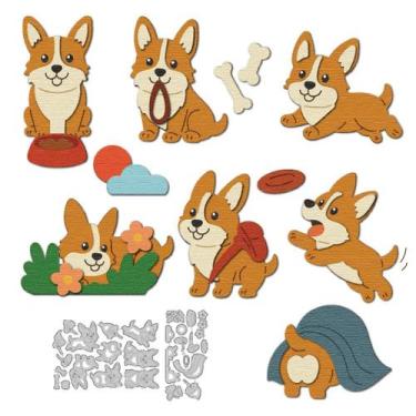 Imagem de DELORIGIN Matrizes de Corte de Cão Corgi em Aço Carbono 2 Peças