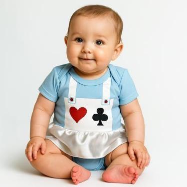 Imagem de Body Alice Disney Mesverssario Tecido Algodão - - DENGODE, Azul, P