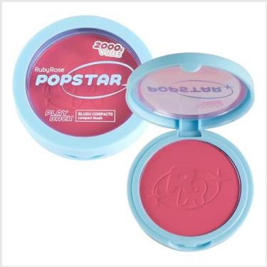 Imagem de Blush compacto playback popstar girlfriend hbm08-4 ruby rose