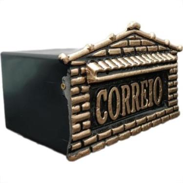 Imagem de Caixa Carta Real Plastico ÂOcasinhaâ N07 Ouro Pequena 18