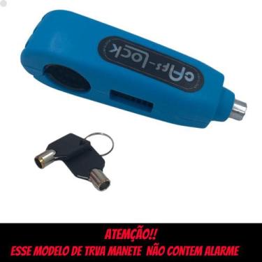 Imagem de Kit 2 Travas de manete para moto caps lock universal guidão freio - No