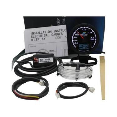 Imagem de Manômetro Digital GReddi Turbo Boost De 7 Cores Com Display LCD De 62m