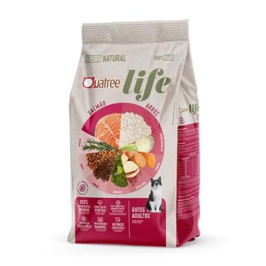 Imagem de Ração Quatree Life Gatos Adulto Salmão Sem Transgênicos 10kg