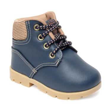 Imagem de Bota Aventura com Cadarço Bebe Marinho/Caramelo Pimpolho -, 120445c, M