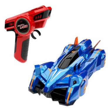 Imagem de Carro Controle Remoto Gravidade Azul Dm Toys Sobe na Parede