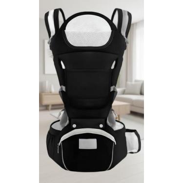 Imagem de Canguru Ergonômico Para Bebê Com Assento 3D Ajustável - Congratulation