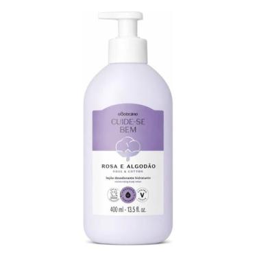 Imagem de Loção Corporal Cuide-se Bem Rosa E Algodão O Boticário 400ml