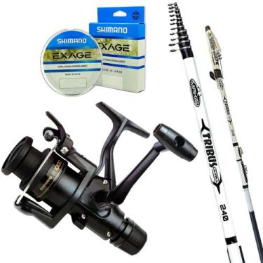 Imagem de Kit Pesca Shimano Ultra Light Molinete Ix 1000 Vara Longa - MAKIS FISH