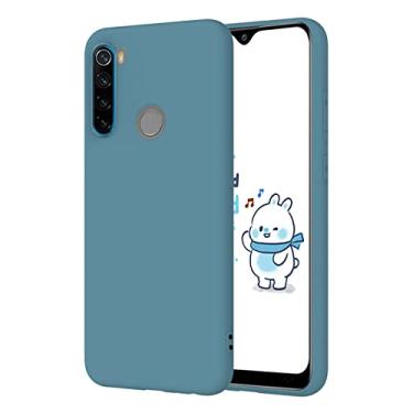 Imagem de Capa de silicone macio de cor sólida Candy para Xiaomi para Redmi Note 8T 8 7 7A 6 6A 5 Pro Capa de telefone fosca de TPU macio para Redmi Note 9 9S, azul celeste, para Redmi Note 5