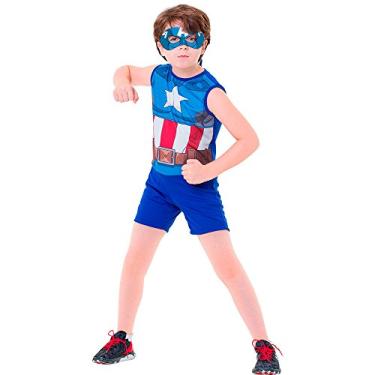 Imagem de Regina 107990.5, Fantasia Avengers Capitão América Pop, Multicor