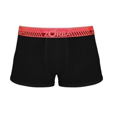 Imagem de Cueca Boxer Zorba Color 870 Preto/Vermelho