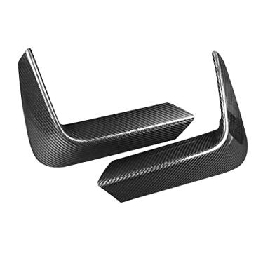 Imagem de FINMOKAL Spoiler de barbatana divisor de para-choque traseiro de carbono seco real apto para BMW F80 M3 F82 F83 M4