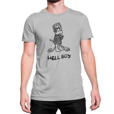 Imagem de Camiseta Personalizada Hell Boy Bart Simpson - Art Sete