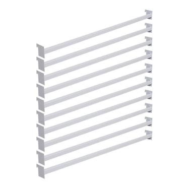 Imagem de Kit Réguas Para Gondola 91Cm - Sa Gondolas 10 Unidades