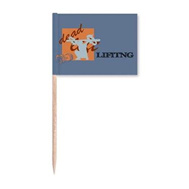 Imagem de China Gym Squat Barbell Deadlift Toothpick Flags Marker Topper Party Decoration