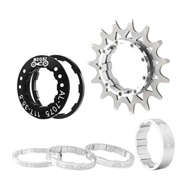 Imagem de Colaxi Cassete de de Liga de Alumínio de Alta Resistência 15T único Conjunto 15 pa Mountain Bike Cubos de Cassete BMX,