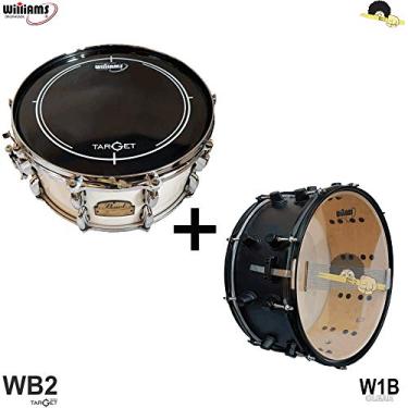 Imagem de Kit de Peles Williams para caixa 14″ – TARGET WB2 (Batedeira) + W1 (Resposta)