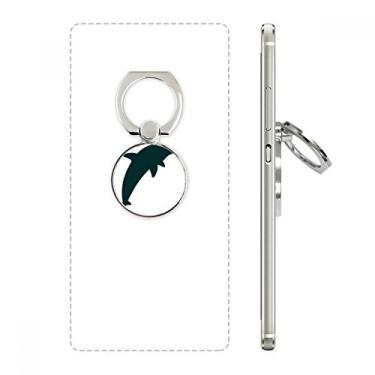 Imagem de Blue Ocean Streamline Lindo suporte de anel de telefone golfinho ajustável