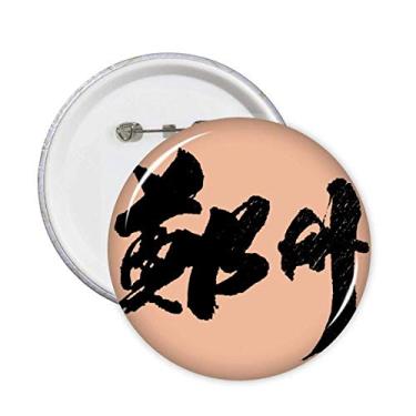 Imagem de Pincel de contorno chinês, broches, emblema, emblema, acessório, 5 peças