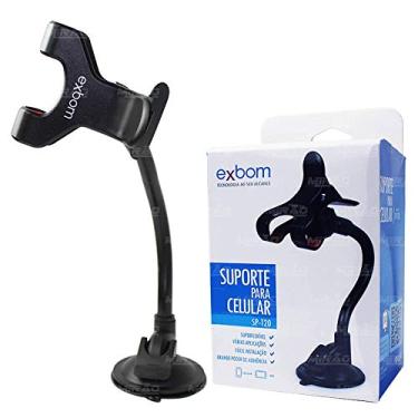 Imagem de Suporte Universal para Smartphone/gps/iphone Com haste flexivel de metal Clipe duplo- Sp-t20