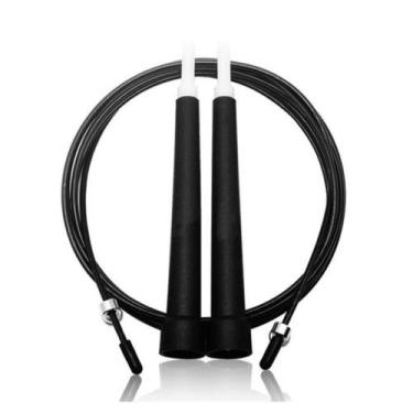 Imagem de Corda De Pular Jump Rope Funcional Fit Aço 3 Metros Super Speed Treino