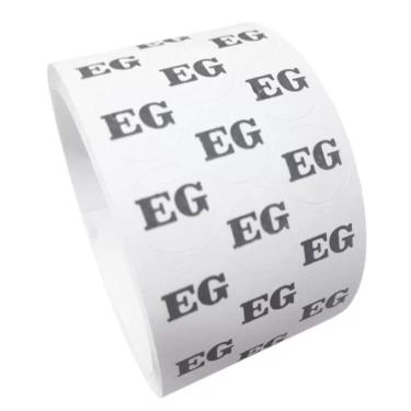 Imagem de Etiqueta Adesiva Tamanho Eg 1,3 Cm Para Identificação Roupas