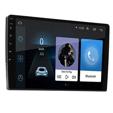 Imagem de Estéreo para carro, tela sensível ao toque 1080p 2 tela de navegação GPS 16G WiFi com câmera AHD para 10.1