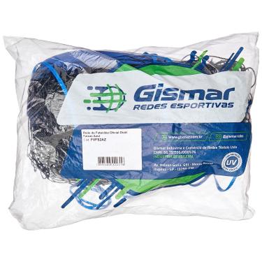 Imagem de Rede de Futevôlei Oficial Duas Faixas Azul