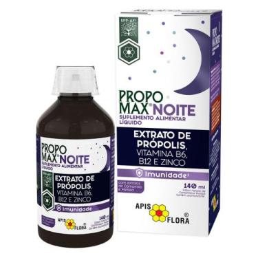 Imagem de Propomax Noite (Extrato De Própolis, Zinco,Vitamina B E B12) 140ml - A
