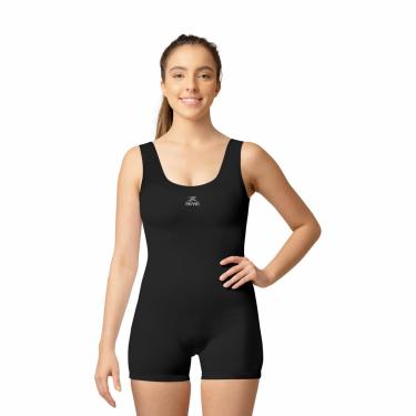 Imagem de Maiô Mac Basic Muvin – Natação – Hidroginástica – Macaquinho - Tecido Lycra com Proteção Solar UV50 – Resistência ao Cloro - Treino – Competição – Lazer – Durabilidade – Elasticidade – Maior Conforto (G, Preto)