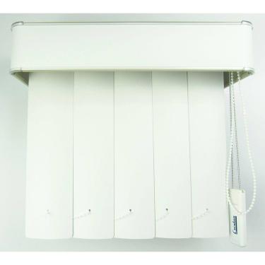 Imagem de Persiana Vertical Em Pvc Com Bando Crisdan Largura 2,00 X 2,20 Altura Branco