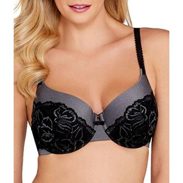 Imagem de Bali Sutiã feminino de renda Desire espuma com aro, Preto, 34D