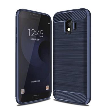 Imagem de Capa para Samsung Galaxy J2 Pro 2018, capa de material de fibra de carbono, macia, antiderrapante, antiimpressões digitais, capa totalmente protetora para Samsung Galaxy J2 Pro 2018