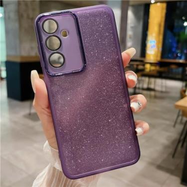 Imagem de Capa de telefone brilhante brilhante para Samsung S23 Ultra S20 S21 FE S22 Plus M13 M33 M53 M14 M54 A31 Capa de proteção à prova de choque para câmera, estilo 6, para Samsung M14 (5G)