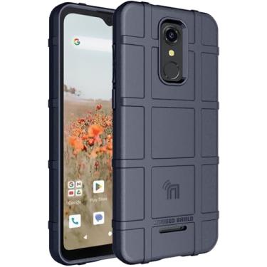 Imagem de Nakedcellphone Capa para celular consumidor Iris Connect Phone, Special Ops Tactical Armor Rugged Shield Capa protetora [anti-impressão digital, textura de aderência fosca] - Azul marinho